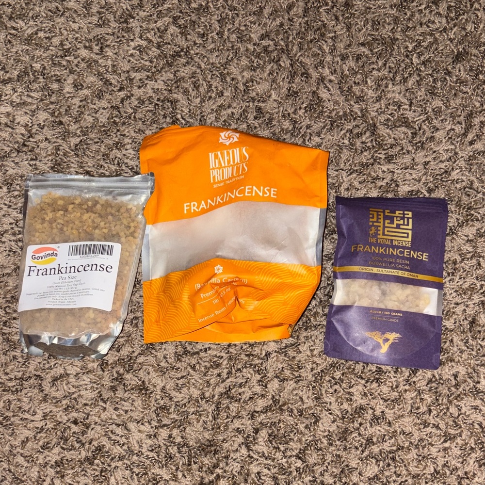 Frankincense Resin Incense Set